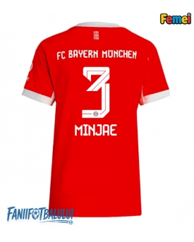 Bayern Munich Kim Min-jae #3 Tricou Fotbal Replică 2025-26 Femei Acasa